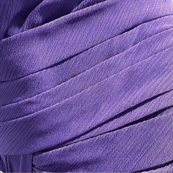 David’s Bridal Elegant Purple Strapless Cocktail Dress Size 2 - Picture 12 of 13